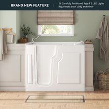 Load image into Gallery viewer, FerdY Floridian 55" x 33" Walk-in Whirlpool Bathtub Left-Side Door Opening
