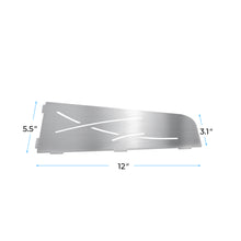 Load image into Gallery viewer, FerdY 2-Pack 12" Brushed Nickel Recessed Corner Shower Shelf, for Tiled Bathroom Walls, 304 Stainless Steel Floating Shelf, Shower Caddy Storage Shelves, No Drilling Required, Trapezoidal
