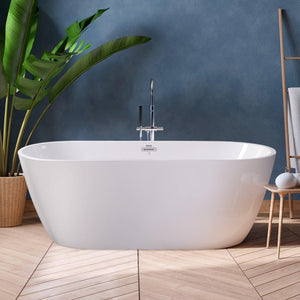 Bali 59" x 28" freestanding oval bath - FERDY BATH