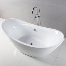 Load image into Gallery viewer, Boracay 68&quot; x 29&quot; freestanding bath with center toe-tap drain - FERDY BATH
