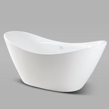 Load image into Gallery viewer, Boracay 68&quot; x 29&quot; freestanding bath with brushed nickel drain - FERDY BATH

