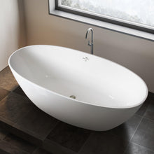 Load image into Gallery viewer, Tahiti 67&quot; x 31&quot; freestanding oval bath - brushed nickel drain - FERDY BATH

