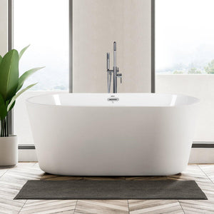 Shangri-La 55" x 28" freestanding oval bath - FERDY BATH