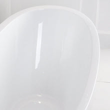 Load image into Gallery viewer, Naha 59&quot; x 31&quot; freestanding bath with center toe-tap drain - FERDY BATH
