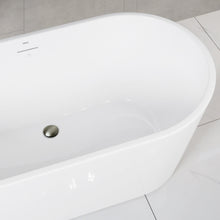 Load image into Gallery viewer, Shangri-La 67&quot; x 32&quot; freestanding tub - brushed nickel drain
