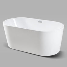 Load image into Gallery viewer, Shangri-La 59&quot; x 30&quot; freestanding oval bath - FERDY BATH
