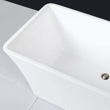 Load image into Gallery viewer, Sentosa 59&quot; x 30&quot; freestanding straight bath - brushed nickel drain - FERDY BATH
