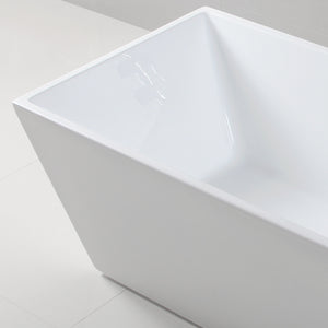 Palawan 59" x 30" freestanding rectangle contemporary tub