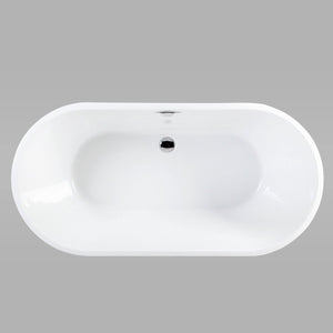 Shangri-La 55" x 28" freestanding oval bath - FERDY BATH